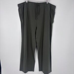 SKIMS Lounge Pants Mens 3X Gray Cotton Blend Drawstring Relaxed Sleepwear Casual